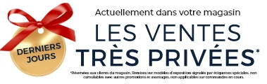 Derniers jours - Ventes très privées chez Mobilier de France du 26 décembre au 4 janvier 2026