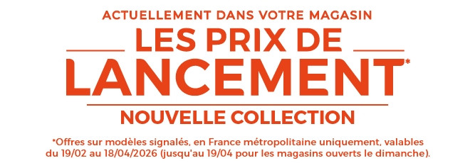 C'est les prix de lancement chez Mobilier de France, découvrez notre nouvelle collection 2026