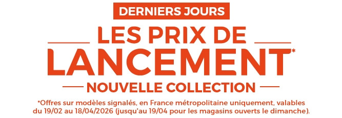 C'est les prix de lancement chez Mobilier de France, découvrez notre nouvelle collection 2026