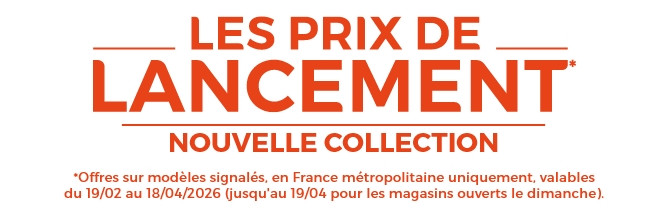 C'est les prix de lancement chez Mobilier de France, découvrez notre nouvelle collection 2026