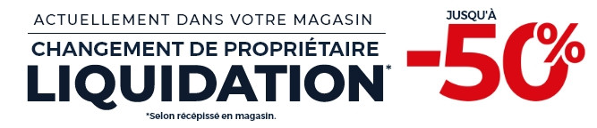 Profitez en : Liquidation partielle -50% dans le magasin Mobilier de France MONTLUCON