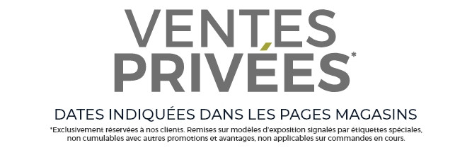 Profitez des Ventes Privées Mobilier de France sur une sélection de meubles, canapés et literie pour aménager votre intérieur.