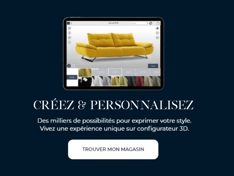 Créez et personnalisez votre canapé